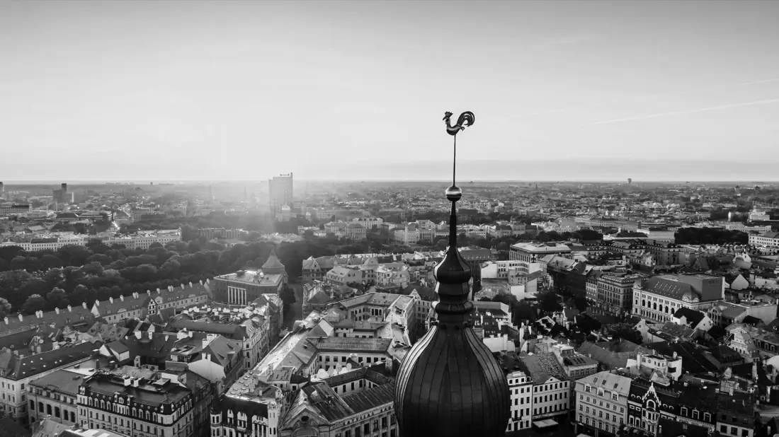 Riga's business district